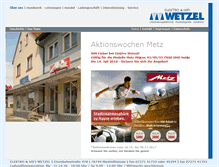 Tablet Screenshot of elektro-wetzel-woerth.de